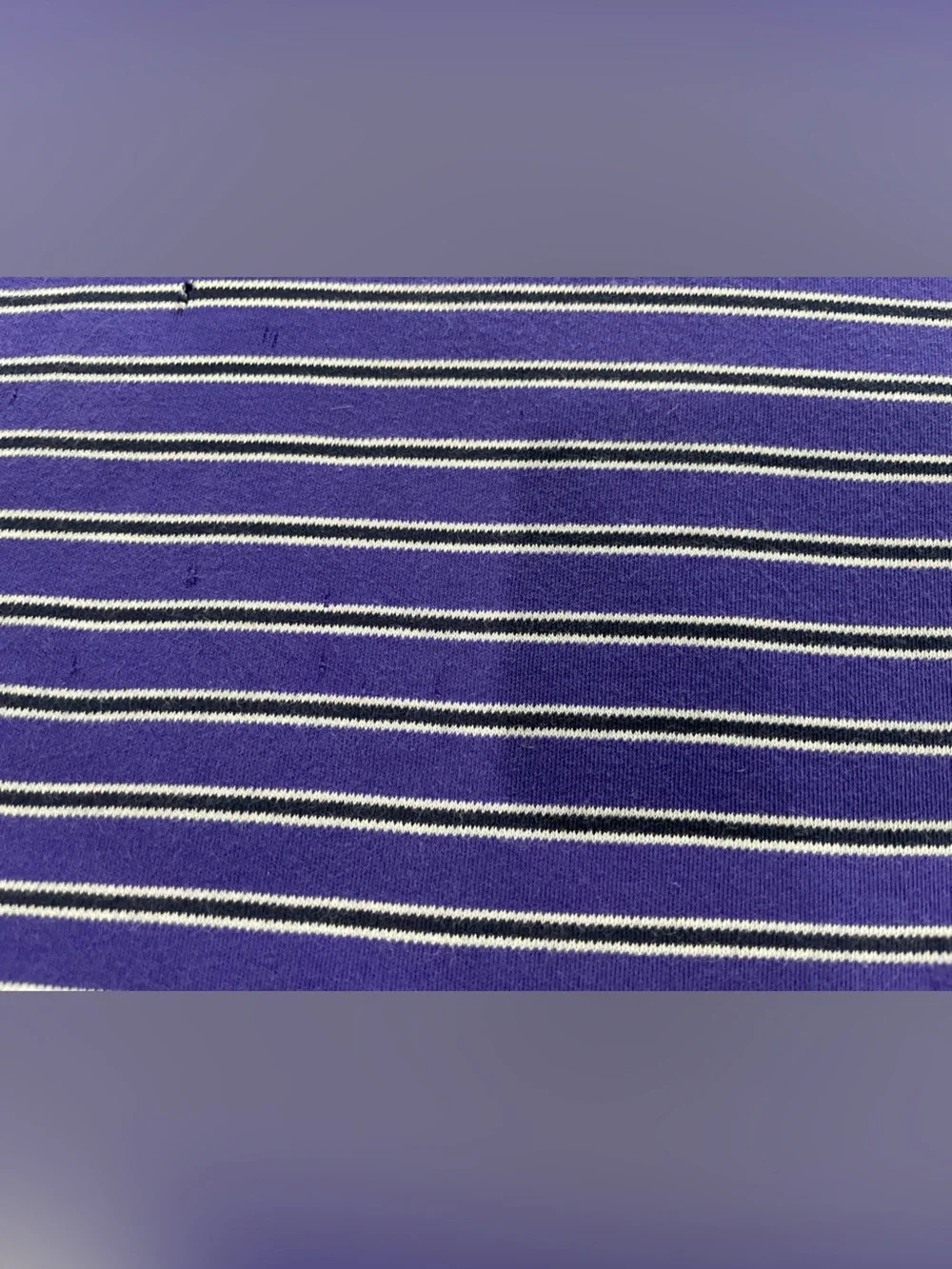 Ralph Lauren Men’s Purple Striped Polo Shirt XL